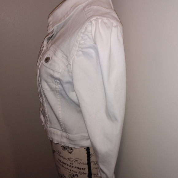 🛍️ Ashley Vintage Charm Designer Stretch Denim Jacket 🧥 (M) - Picture 3 of 10